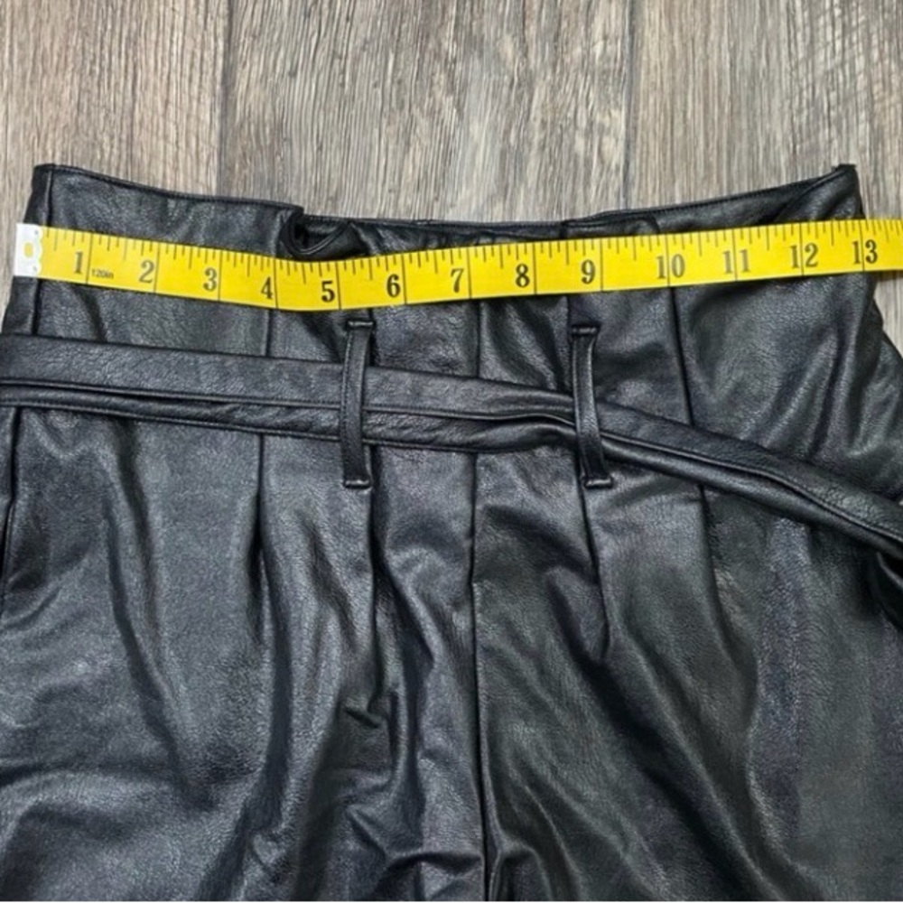 Commando Women's Black Faux Leather Shorts - Picture 6 of 8